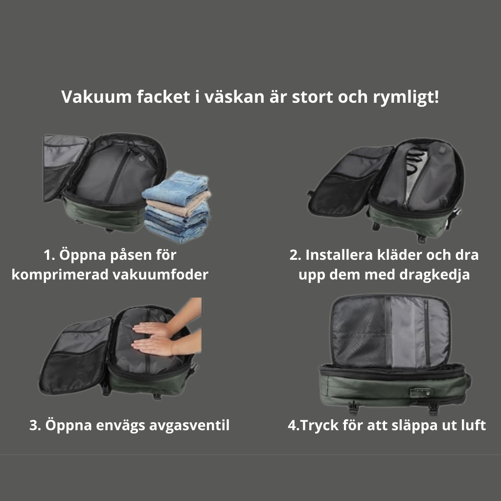 Vakuum resväska👜